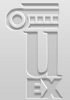 Logotipo de la Universidad de Extremadura.